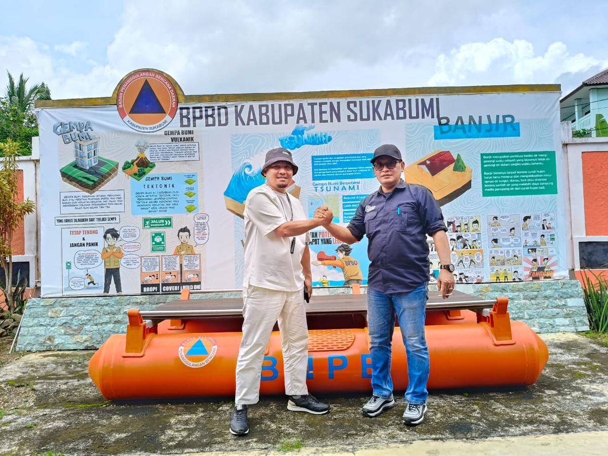 Bantuan kemanusiaan bersama BPBD Kab. Sukabumi