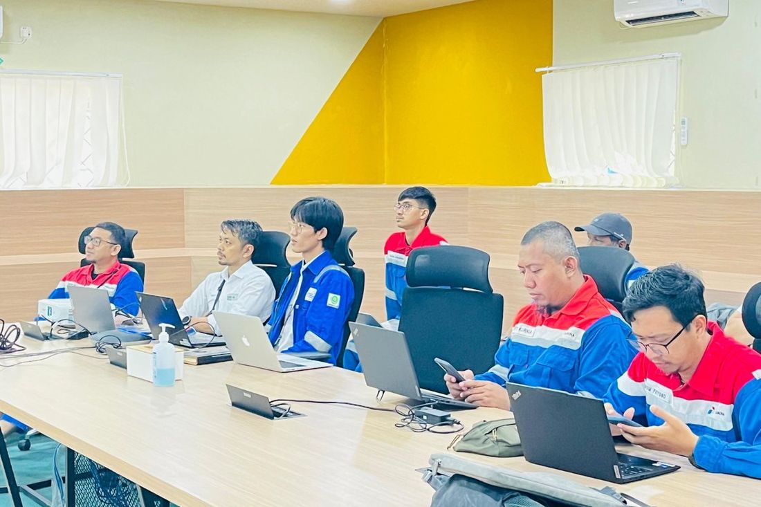 Koordinasi tim di Area Rokan