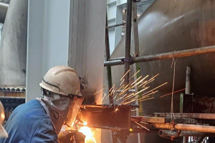 Shut Down Turn Around — welding