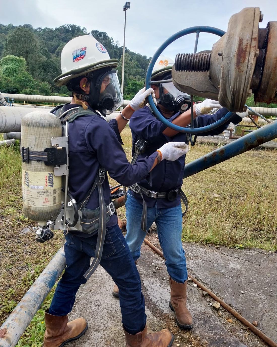 Tim TCM di area operasi