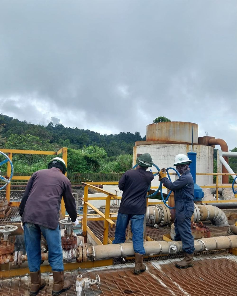 Tim TCM di area operasi